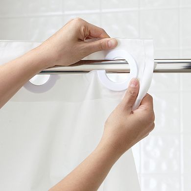 Hookless Modern Tree Shower Curtain with Liner