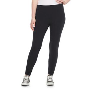 Juniors' Plus Size SO® Solid Ankle Leggings