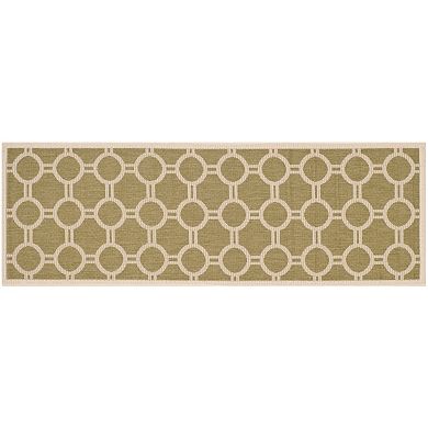 Safavieh Courtyard Circle in the Square Indoor Outdoor Rug