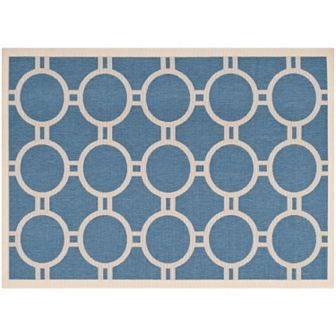 Safavieh Courtyard Circle in the Square Indoor Outdoor Rug