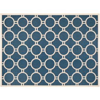 Safavieh Courtyard Circle in the Square Indoor Outdoor Rug