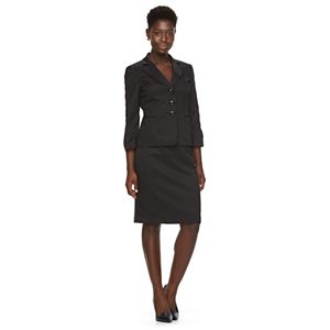 Women's Le Suit Jacquard Suit Jacket & Pencil Skirt Set