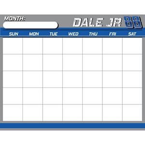 Dale Earnhardt, Jr. Dry-Erase Calendar