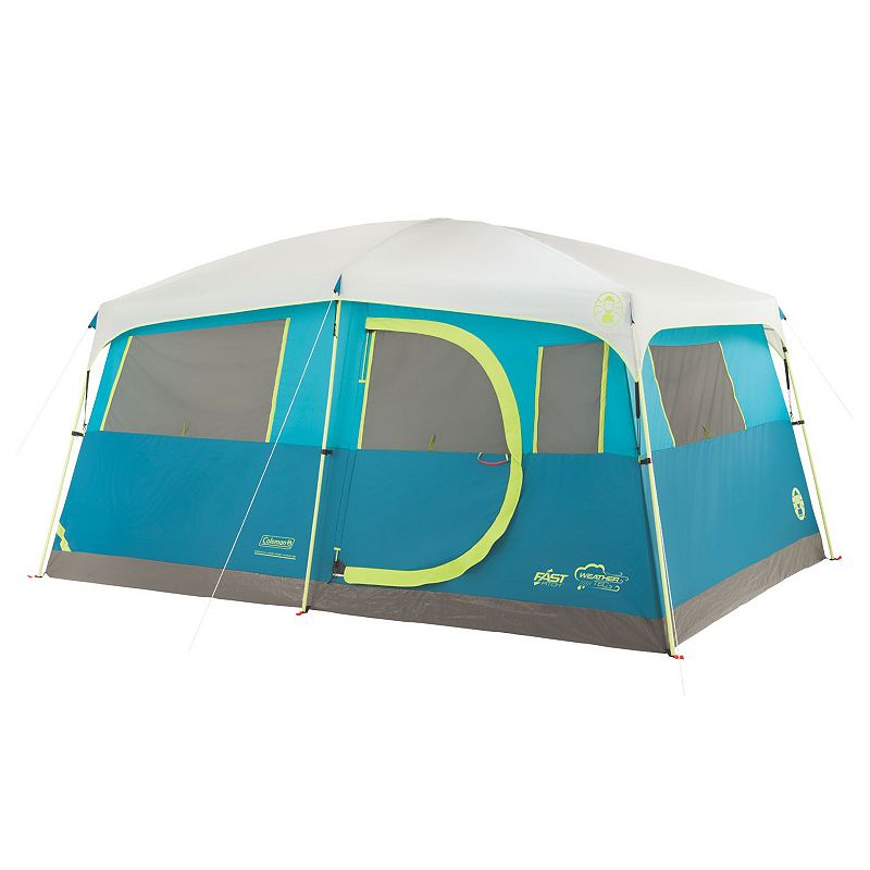 Coleman® 8-Person Tenaya Lake™ Fast Pitch™ Cabin Camping Tent with Closet  Light Blue