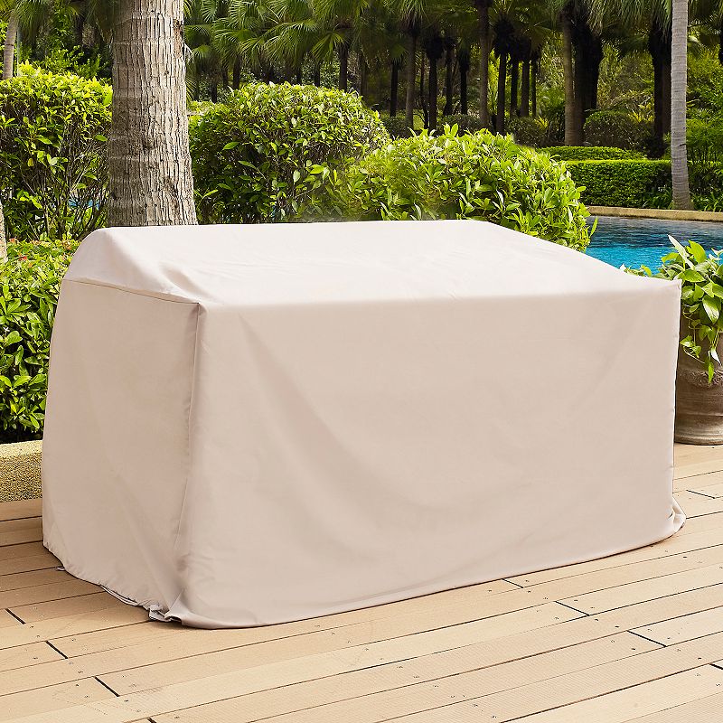 Outdoor Loveseat Furniture Cover, Beig/Green
