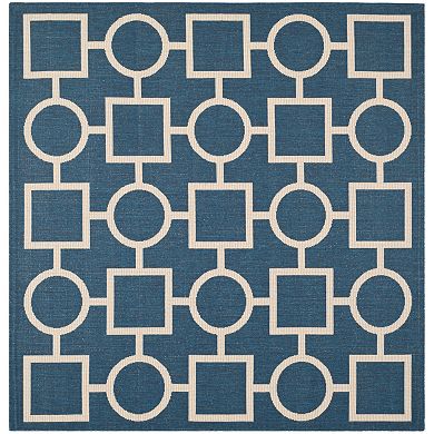 Safavieh Courtyard Geometry Indoor Outdoor Rug