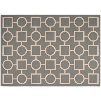 Safavieh Courtyard Geometry Indoor Outdoor Rug