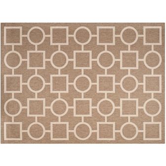 Safavieh Courtyard Geometry Indoor Outdoor Rug