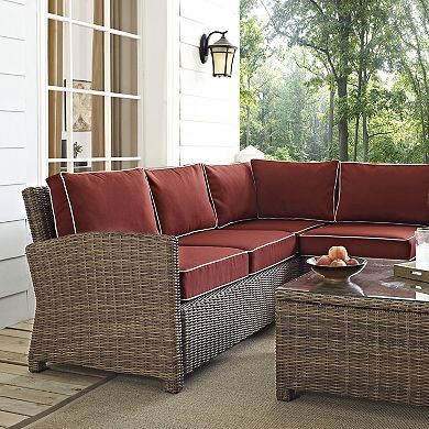 Crosley Bradenton Faux Wicker Seating 5-piece Set