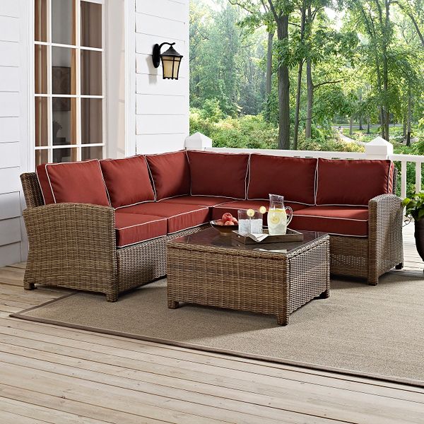 Bradenton Faux Wicker Seating 4-piece Set