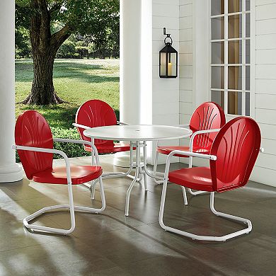 Crosley Griffith Metal Outdoor Dining 5-piece Set