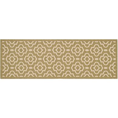 Safavieh Courtyard Clover Canyon Quatrefoil Indoor Outdoor Rug