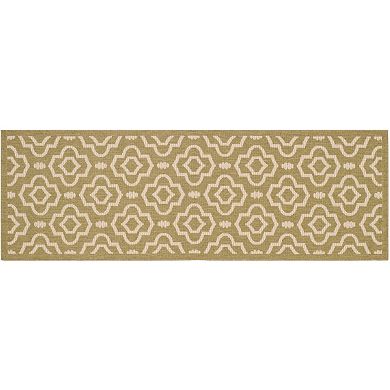 Safavieh Courtyard Clover Canyon Quatrefoil Indoor Outdoor Rug