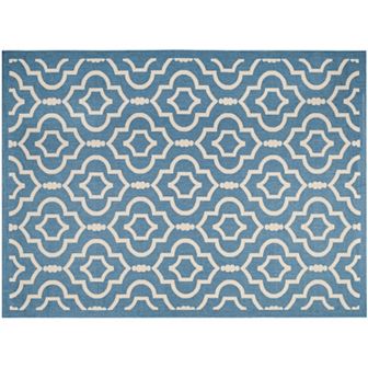 Safavieh Courtyard Clover Canyon Quatrefoil Indoor Outdoor Rug