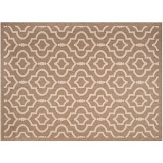 Safavieh Courtyard Clover Canyon Quatrefoil Indoor Outdoor Rug
