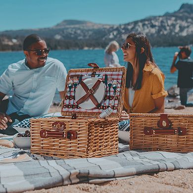 Picnic Time Red & White Plaid Catalina Basket
