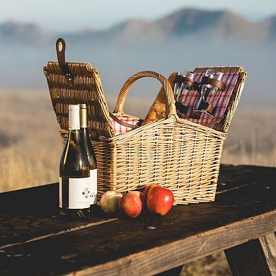 Picnic Time Red & White Plaid Catalina Basket