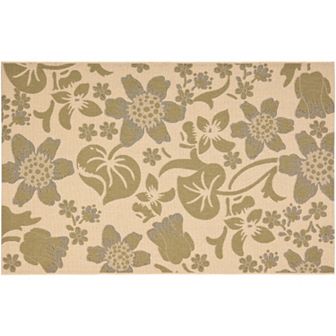 Safavieh Courtyard Lily Pad Floral Indoor Outdoor Rug