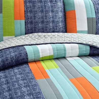 Lush Decor Shelly Stripe Quilt