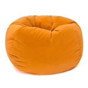 Medium Microfiber Faux-Suede Corduroy Bean Bag Chair