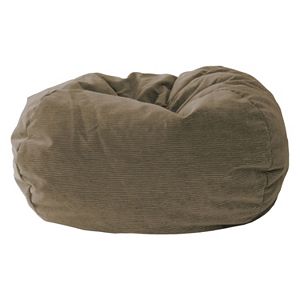 Extra Large Microfiber Faux-Suede Corduroy Bean Bag Chair