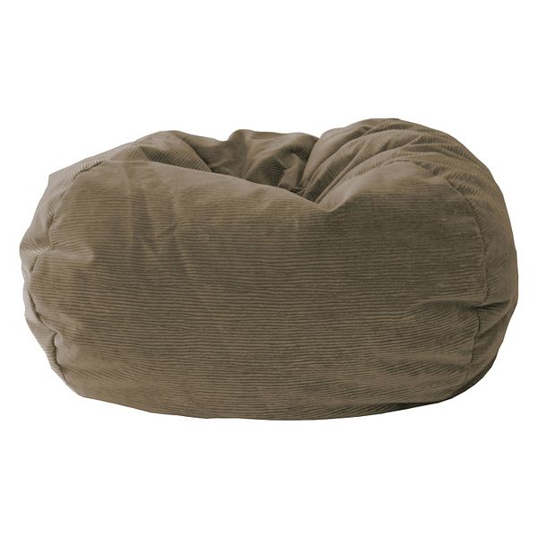 Extra Large Microfiber Faux Suede Corduroy Bean Bag Chair
