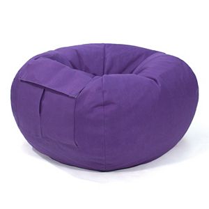 Small Cargo Pocket Microfiber Bean Bag Chair