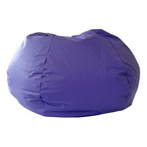 Small Faux-Leather Bean Bag Chair