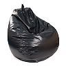 Large Teardrop Faux-Leather Bean Bag Chair