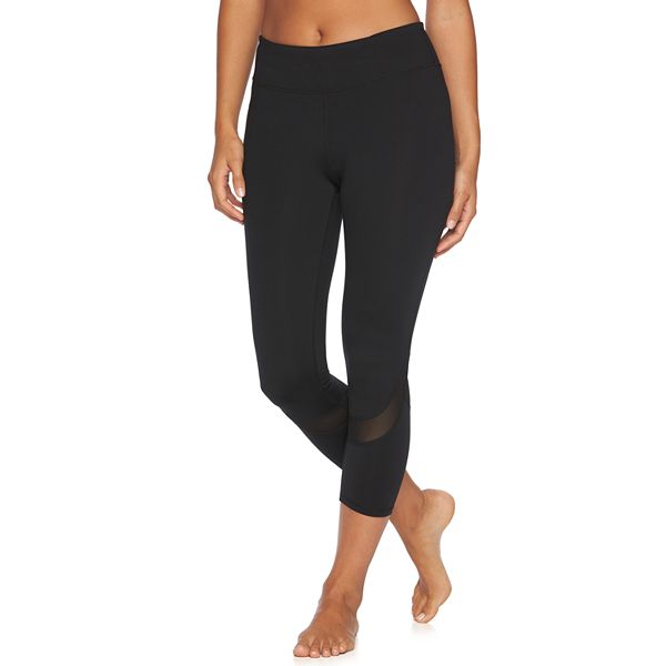 Women s Gaiam Om Mesh Yoga Capris