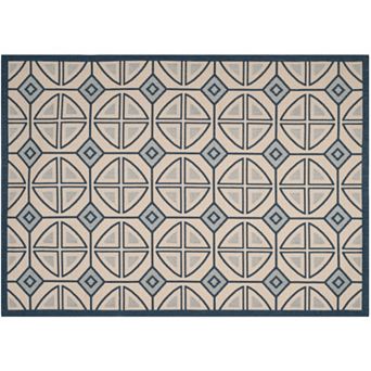 Safavieh Courtyard Abstract Geometric Indoor Outdoor Rug
