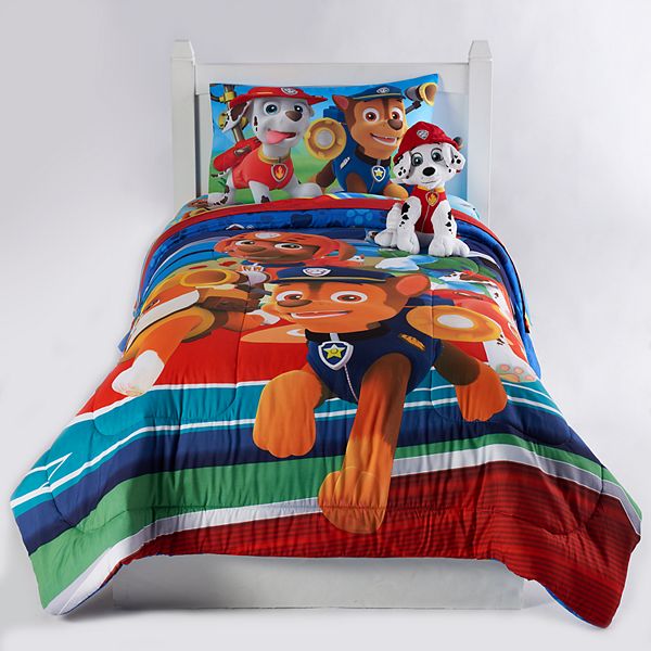 Paw Patrol Chase Zuma Marshall Twin, Paw Patrol Sheets For Twin Bed