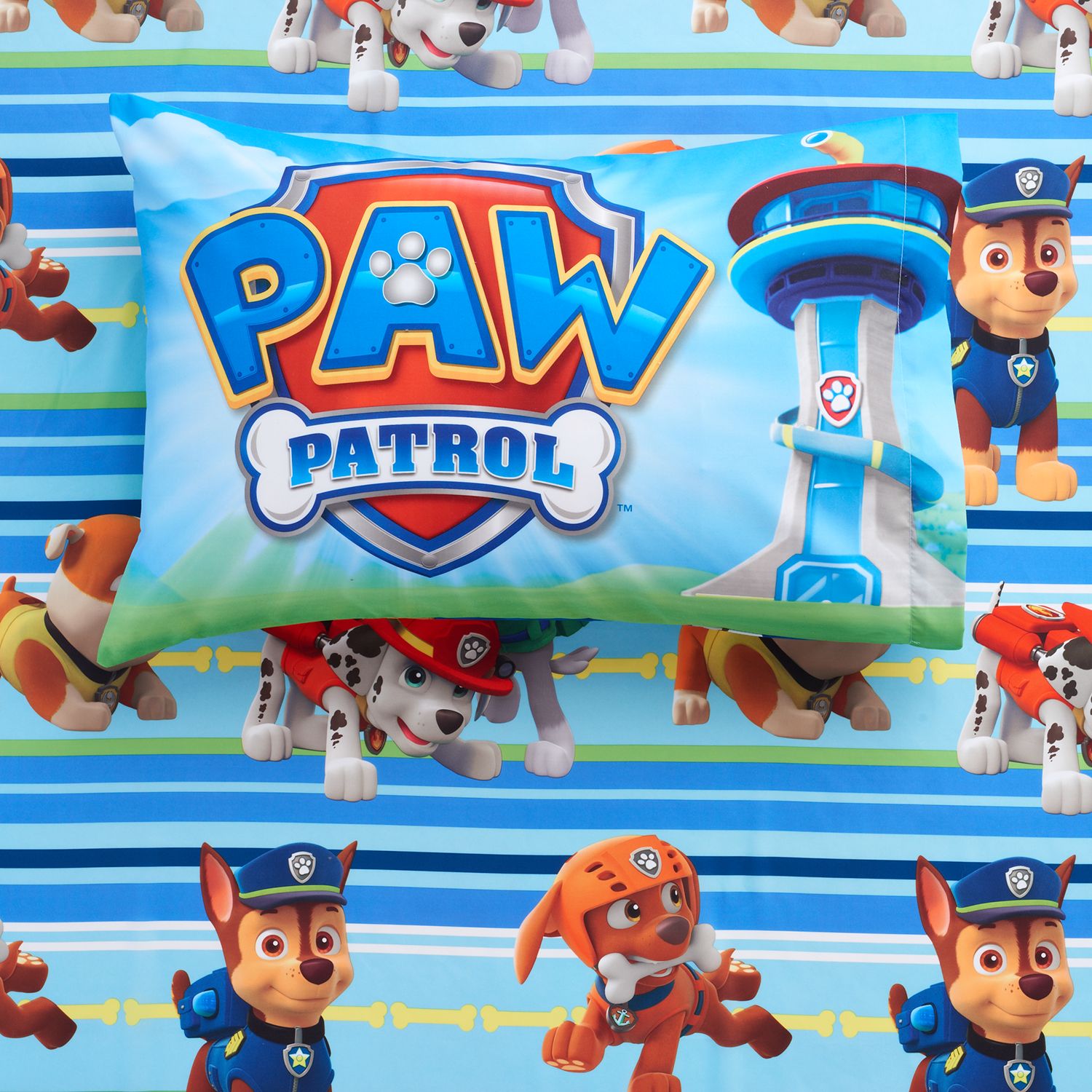 paw patrol flannel sheets