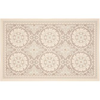 Safavieh Courtyard Pinwheel Framed Medallion Indoor Outdoor Rug
