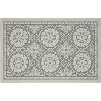 Safavieh Courtyard Pinwheel Framed Medallion Indoor Outdoor Rug