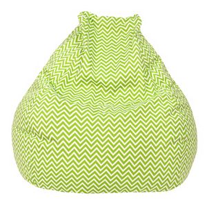 Large Teardrop Chevron Bean Bag Chair