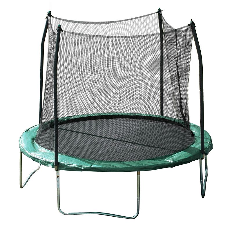 Youth Skywalker Trampolines 10-ft. Round Trampoline with Enclosure Net, Gre