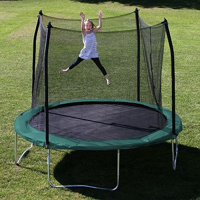 Youth Skywalker Trampolines 10-ft. Round Trampoline with Enclosure Net