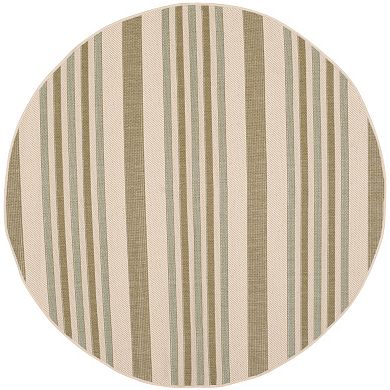 Safavieh Courtyard Ribbon Stripe Indoor Outdoor Rug