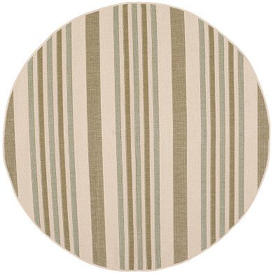 Safavieh Courtyard Ribbon Stripe Indoor Outdoor Rug