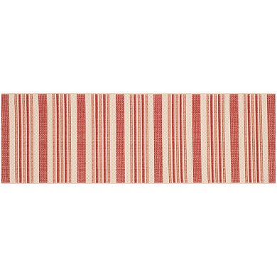 Safavieh Courtyard Ribbon Stripe Indoor Outdoor Rug