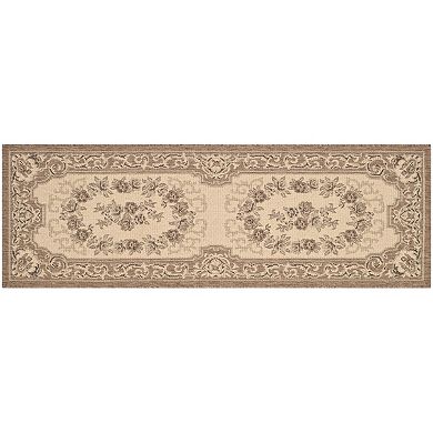 Safavieh Courtyard Aubusson Framed Floral Indoor Outdoor Rug