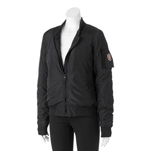 Juniors' Madden Girl Zip-Front Bomber Jacket