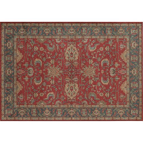 Rugs America Ziegler Framed Floral Rug