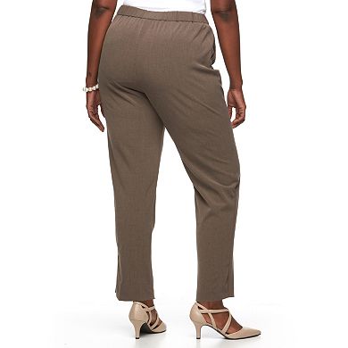 Plus Size Croft & Barrow® Pull-On Dress Pants 