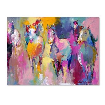 Trademark Fine Art Wild Horse Canvas Wall Art