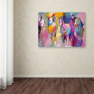 Trademark Fine Art Wild Horse Canvas Wall Art
