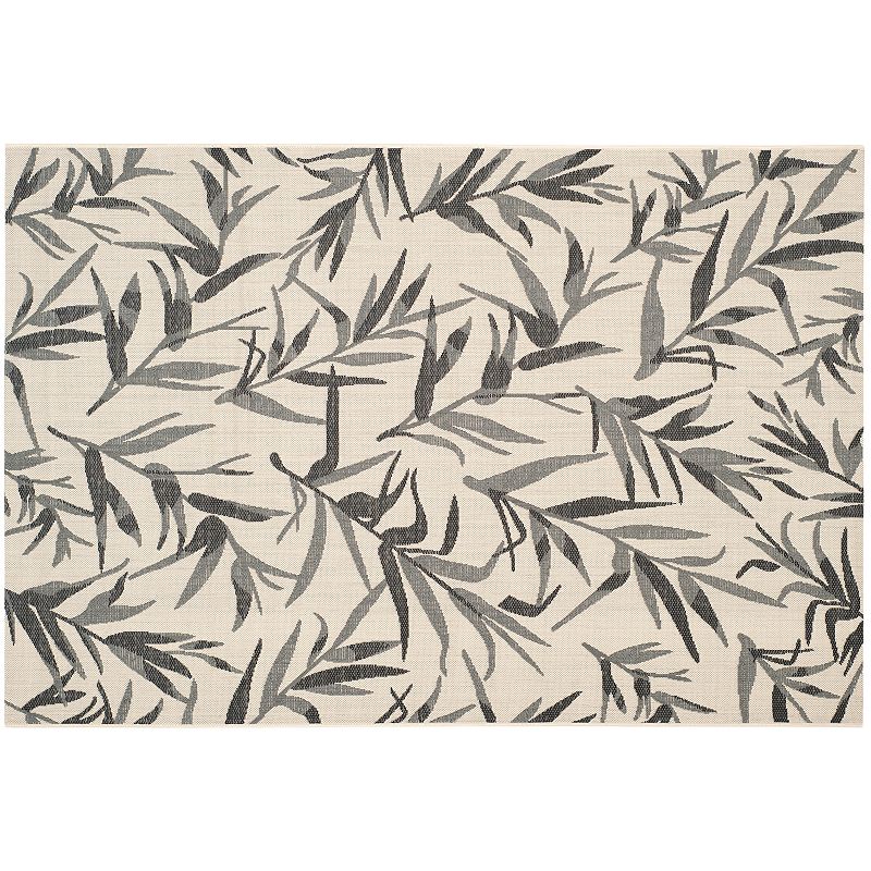 Safavieh Courtyard Japanese Maple Indoor Outdoor Rug, Beig/Green, 8X11 Ft