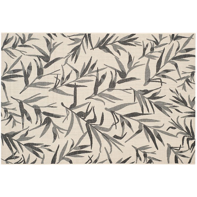 Safavieh Courtyard Japanese Maple Indoor Outdoor Rug, Beig/Green, 8X11 Ft