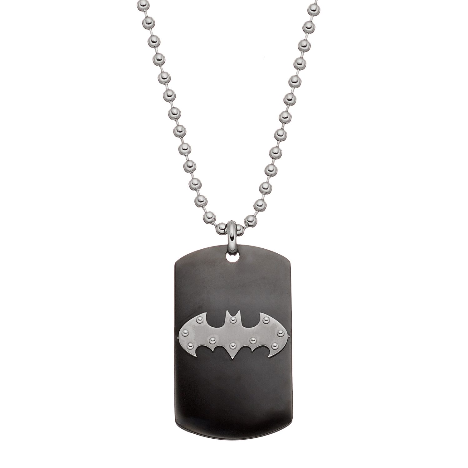 batman dog tag necklace